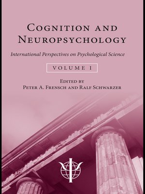 cover image of Cognition and Neuropsychology